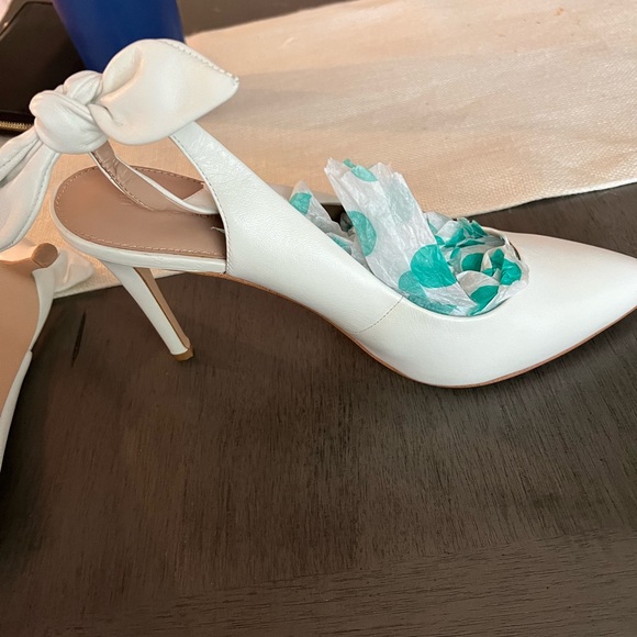 BCBGeneration Shoes - White BCBG Generation sling backs